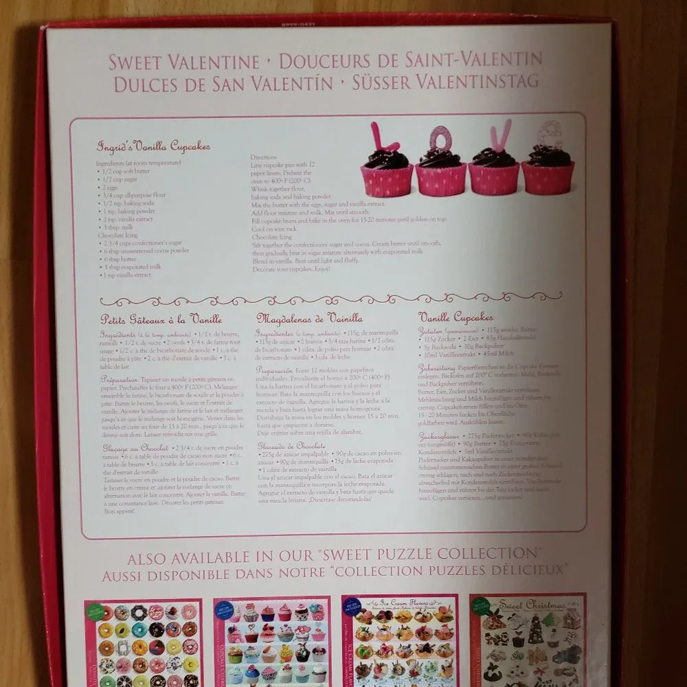 EUC Sweet Valentine Eurographics 1000-piece Puzzle - Picture 4 of 7